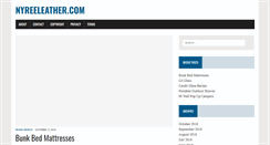 Desktop Screenshot of nyreeleather.com