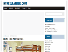 Tablet Screenshot of nyreeleather.com